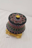 قندان مدل دیگچه هیزمی نقطهکوبی دستساز